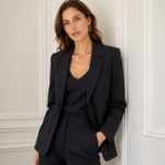 VISCOSE SUIT - BLACK - Image 2