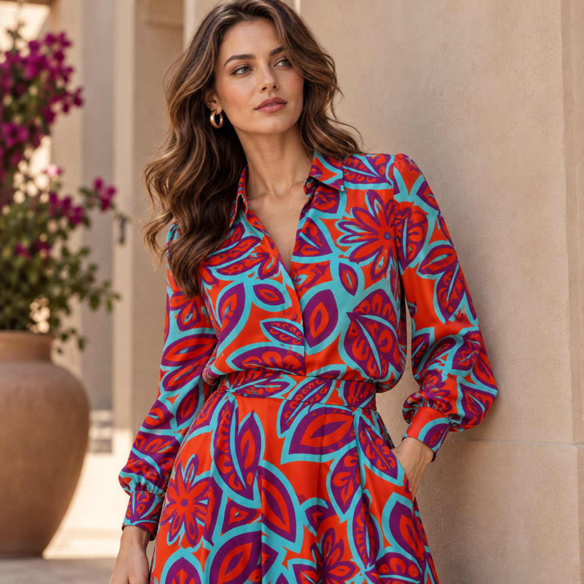 VISCOSE GALAXY PRINT - Image 2