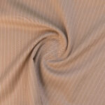 VISCOSE SUIT STRIPE - BEIGE