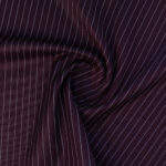 VISCOSE SUIT STRIPE - DARK PURPLE