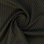 VISCOSE SUIT STRIPE - DARK GREEN