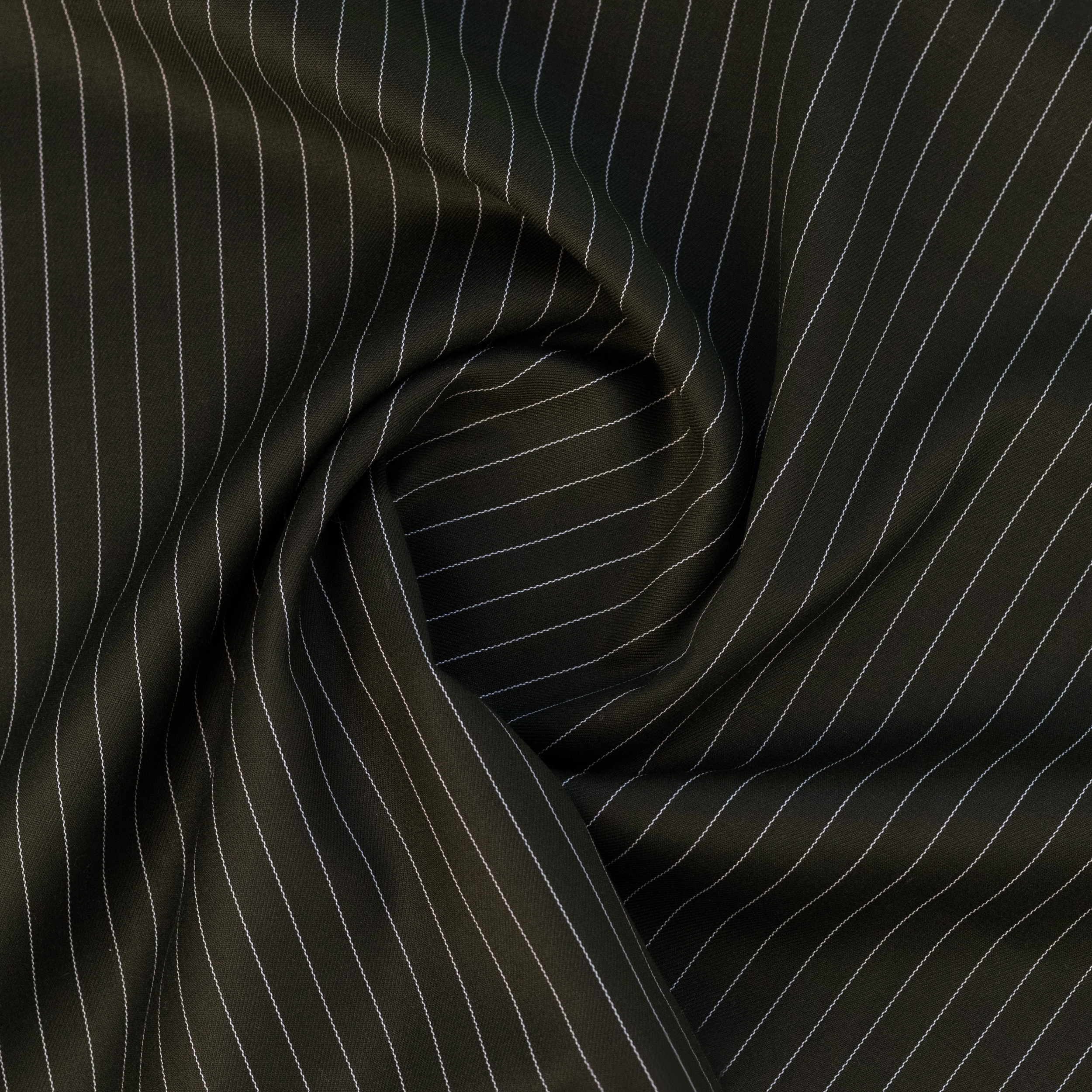 CLC-2679-4-TWIRL VISCOSE SUIT STRIPE - DARK GREEN - Image 1