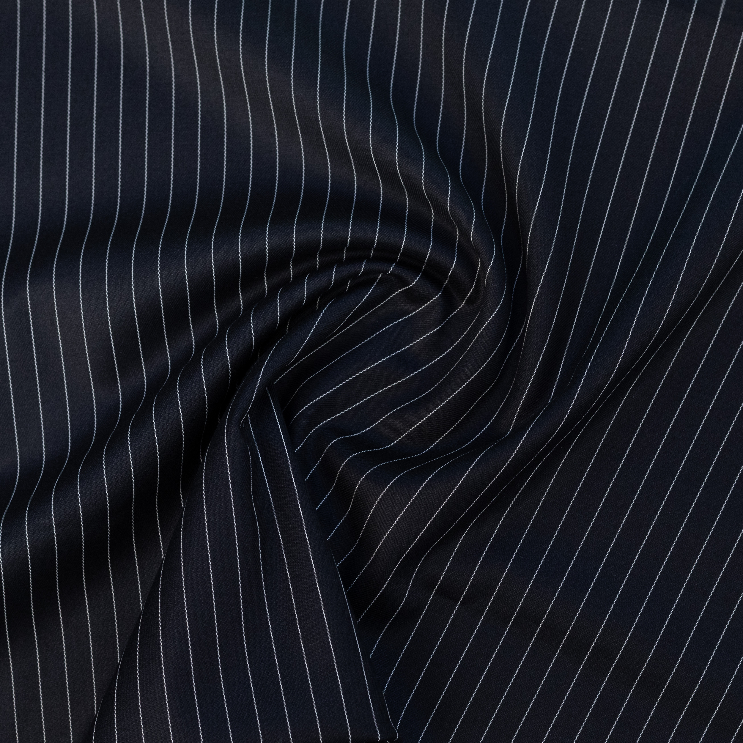CLC-2679-8-TWIRL VISCOSE SUIT STRIPE - NAVY - Image 1