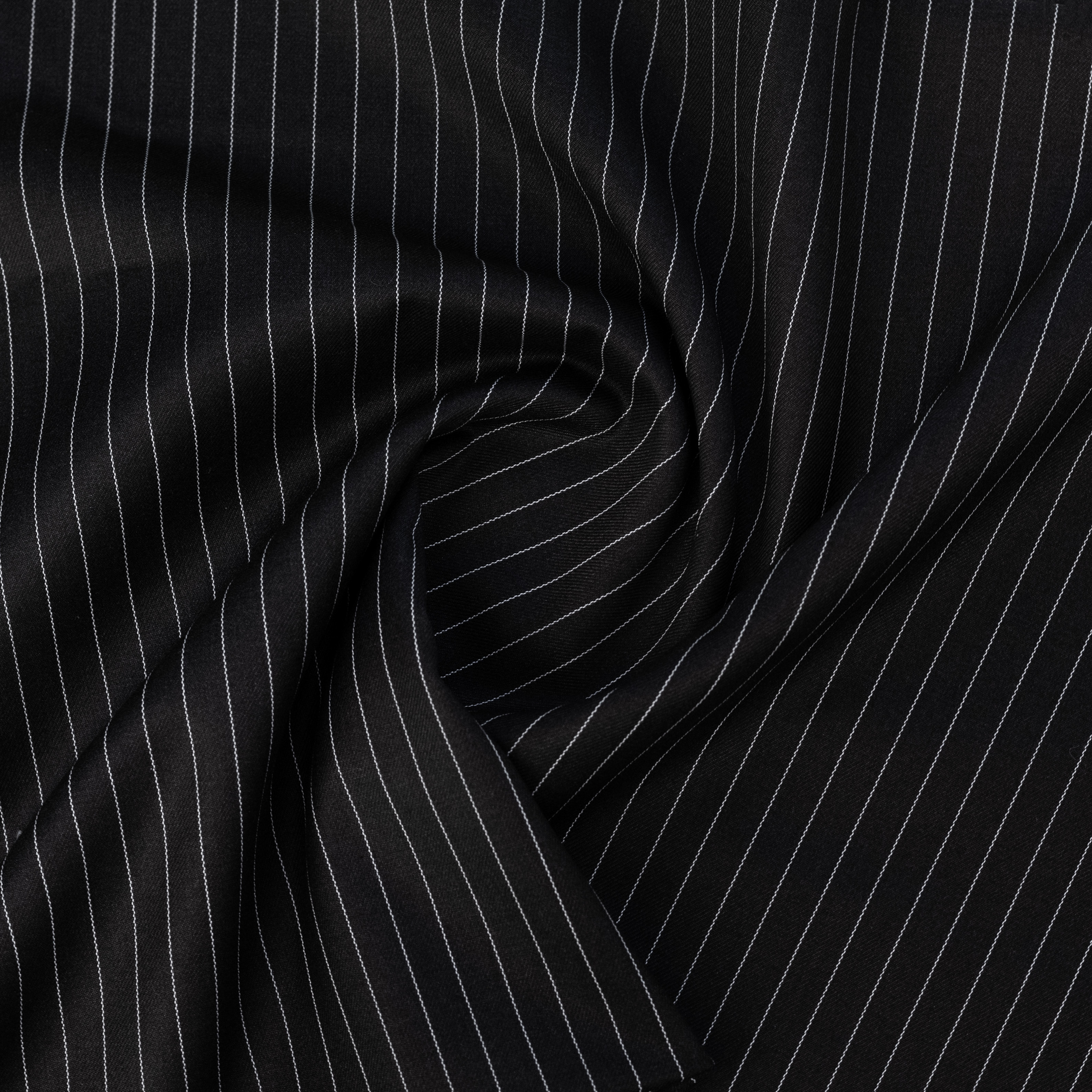 CLC-2679-9-TWIRL VISCOSE SUIT STRIPE - BLACK - Image 1