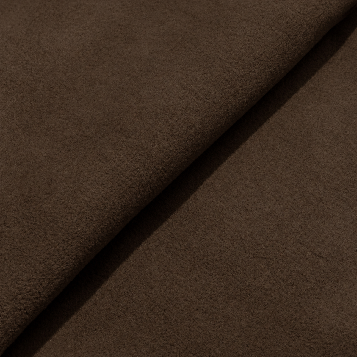 POLYESTER MICRO ALPACA  - DARK BROWN - Image 4