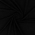 DZIANINA JERSEY RICHCEL Z ELASTANEM - CZARNY | Wiskoza | CLC-2688-12 | Fashiontree
