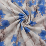 TKANINA WISKOZA AMELIA DRUK - KWIATY | Poliester | CLC-2651-16166-F | Fashiontree