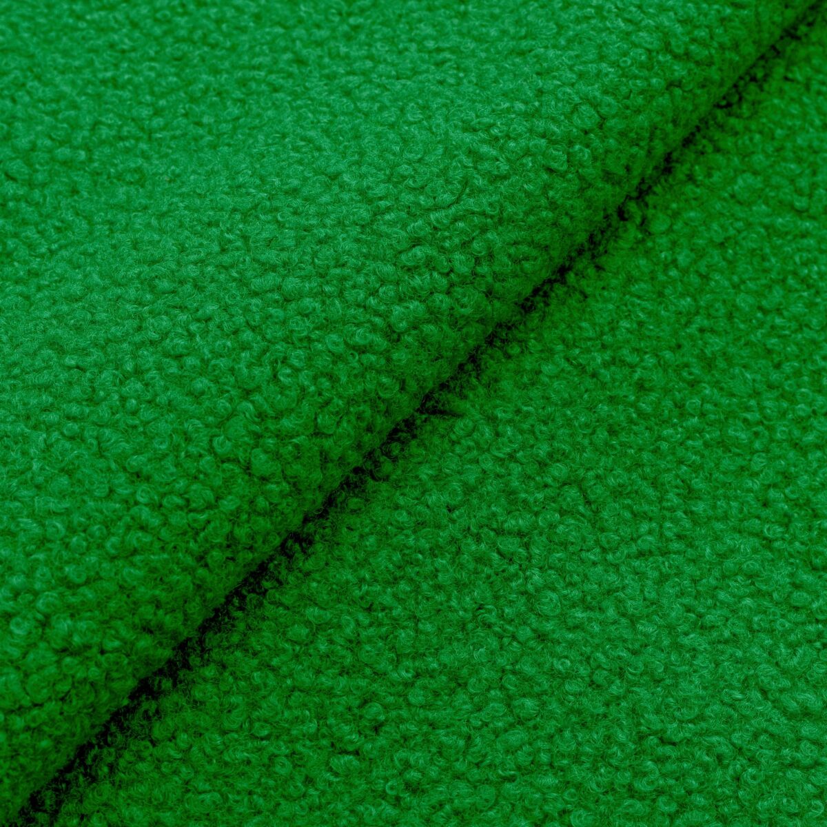 POLYESTER TEDDY FLEECE - LIGHT GREEN - Image 4