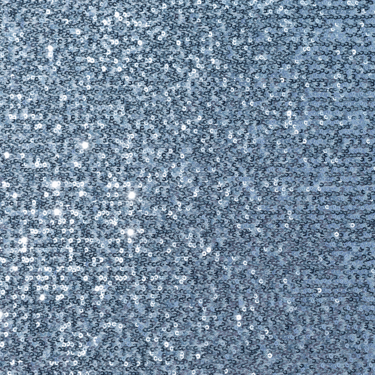 DZIANINA POLIESTROWA Z CEKINAMI - AQUA - obrazek 2