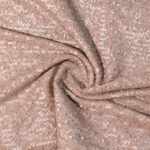 DZIANINA POLIESTROWA Z CEKINAMI - DULL BLUSH