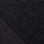 POLYESTER TEDDY FLEECE - BLACK - Image 5