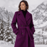 POLYESTER TEDDY FLEECE - VIOLET - Image 2