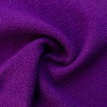 POLYESTER TEDDY FLEECE - VIOLET