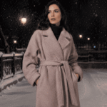 KNITTED OVERCOAT VIVIEN - POWDER - Image 2