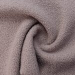POLYESTER TEDDY FLEECE - PEARL BEIGE