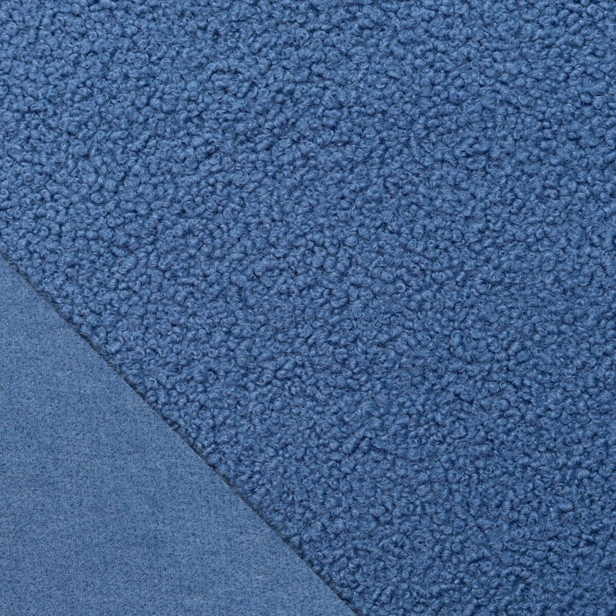 POLYESTER TEDDY FLEECE - DENIM - Image 5