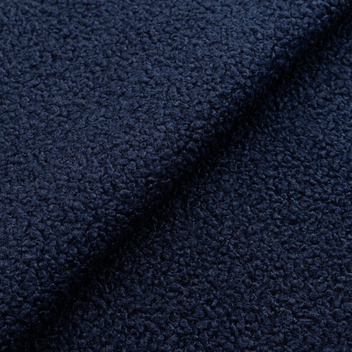 POLYESTER TEDDY FLEECE - NAVY - Image 4