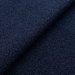 POLYESTER TEDDY FLEECE - NAVY - Image 4