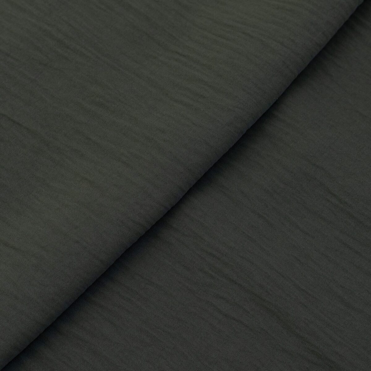 TKANINA POLIESTROWA FRENCH TWILL - CIEMNO OLIWKOWY - obrazek 4