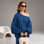 DZIANINA WISKOZOWA POLY LAVINIA - DENIM - obrazek 2