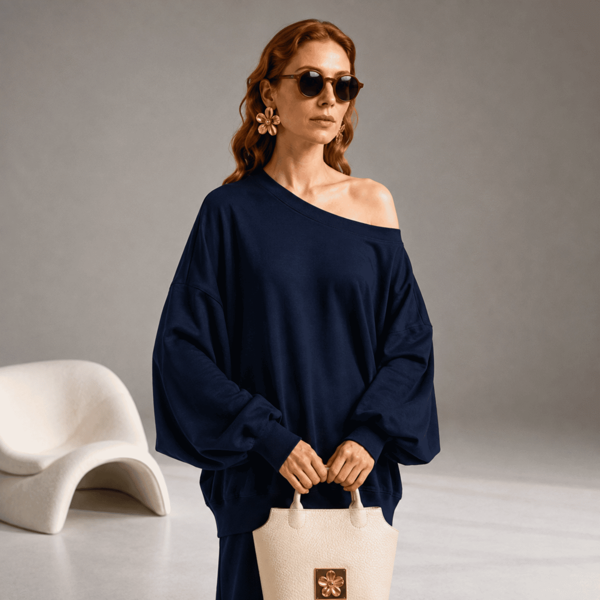 RAYON LAWENIA - NAVY - Image 2