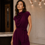 DZIANINA POLIESTROWA HEAVY ITY - CIEMNY FIOLET - obrazek 2