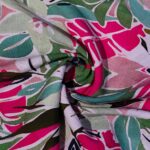 NYLON RAYON SALMA PRINT - FLOWERS