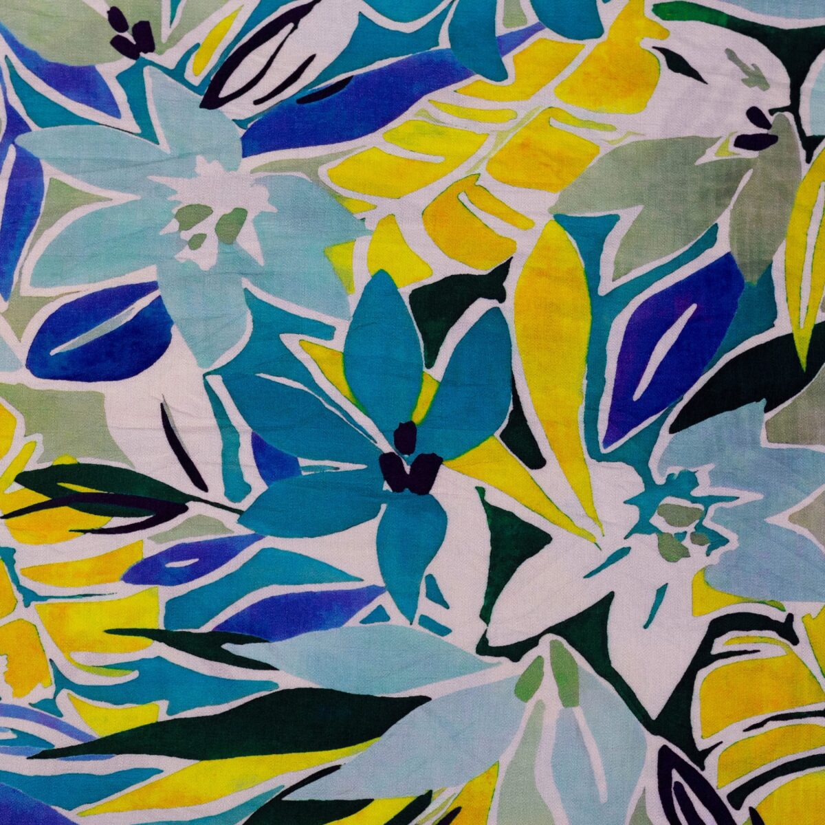 NYLON RAYON SALMA PRINT - FLOWERS - Image 3
