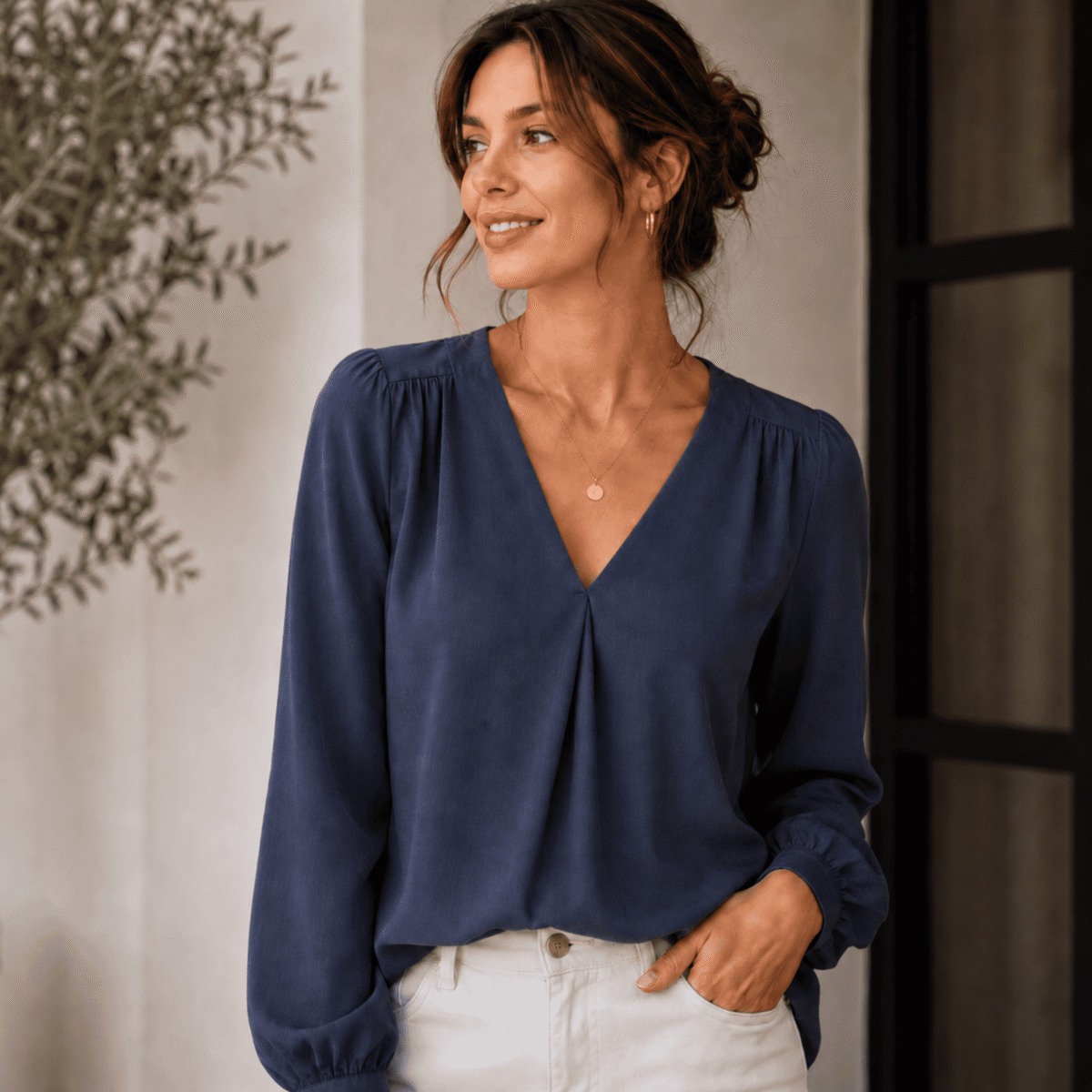 VISCOSE DENIM SPANDEX - DENIM - Image 2