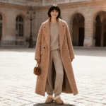 KNITTED OVERCOAT PERUGIA - MOCHA - Image 2