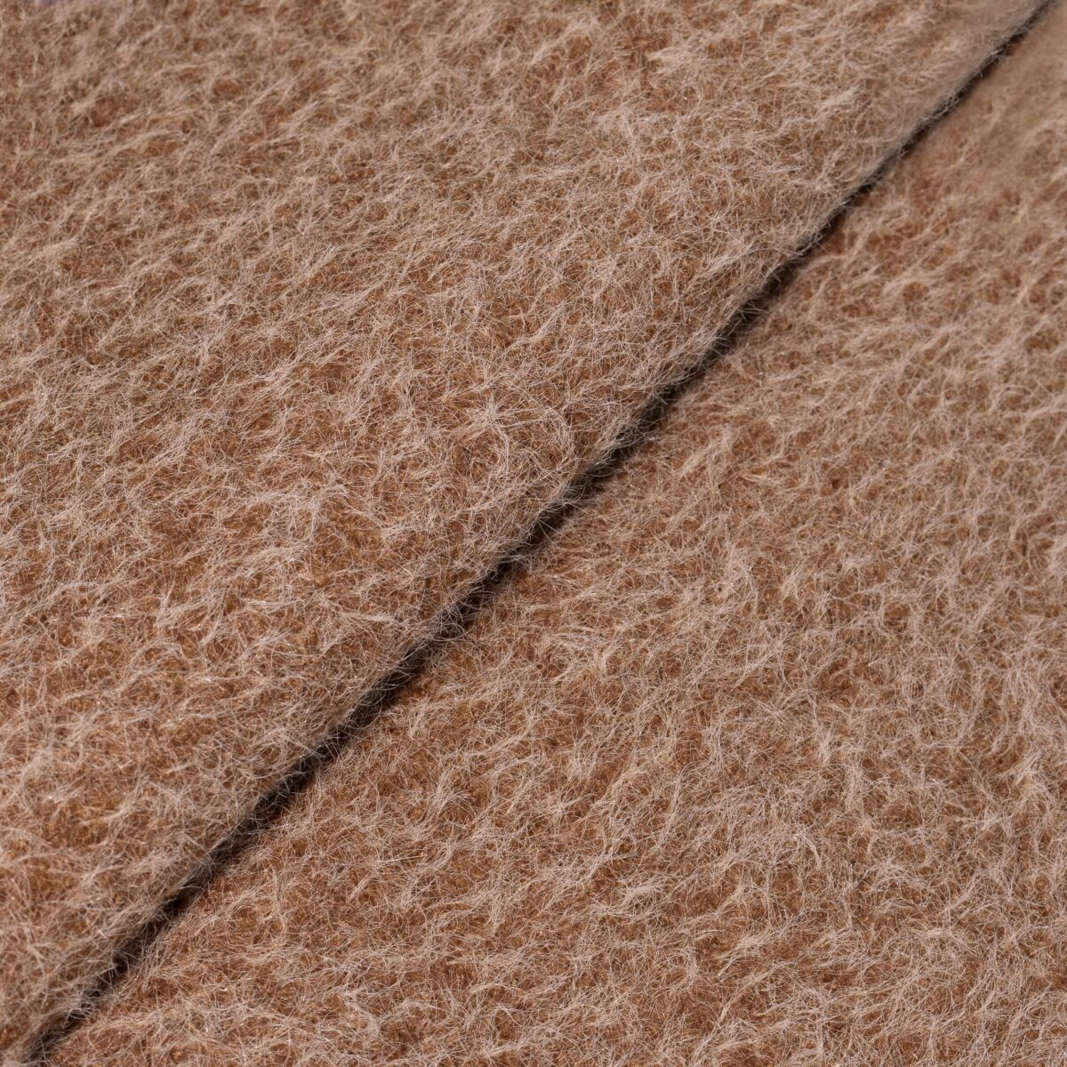 KNITTED OVERCOAT PERUGIA - MOCHA - Image 4