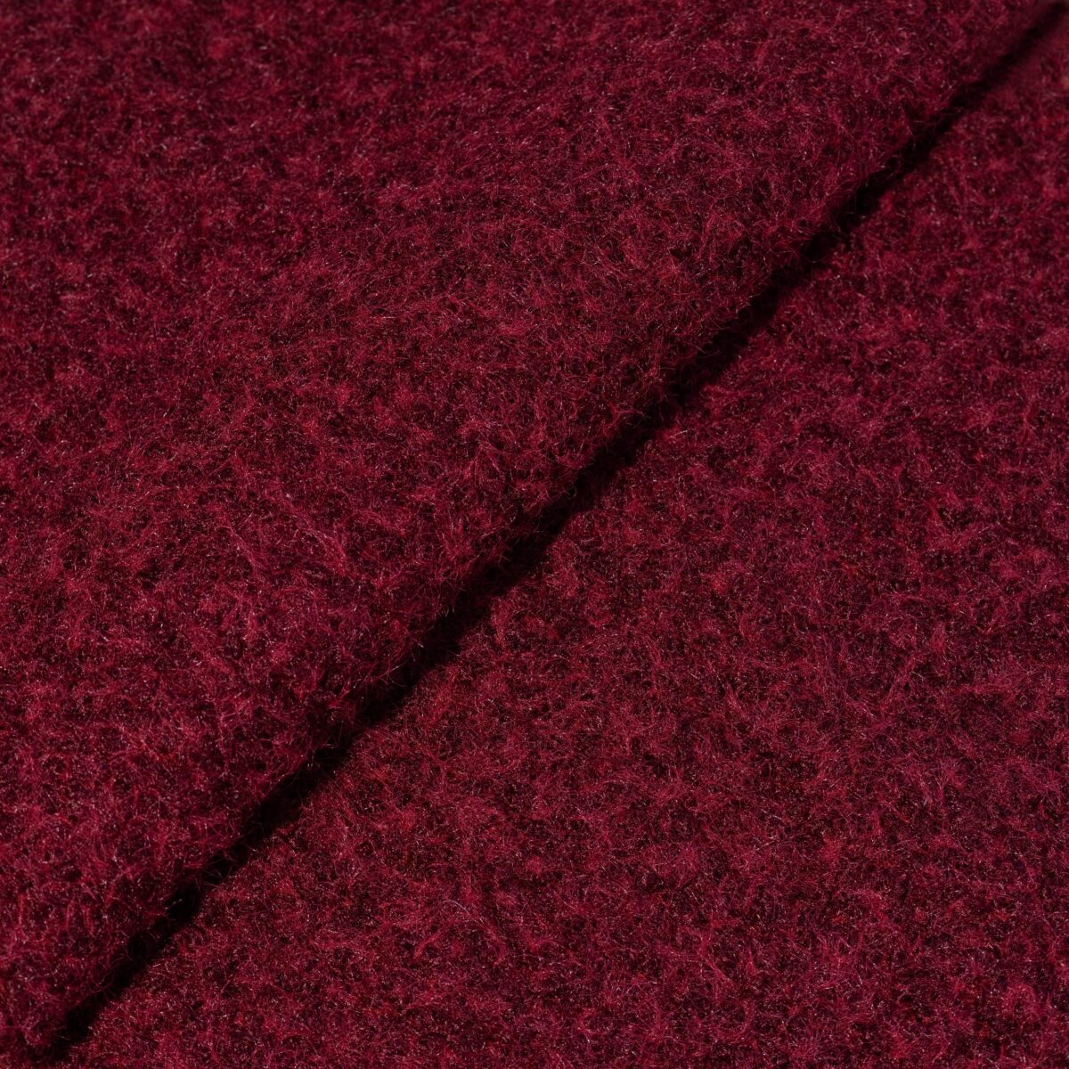 KNITTED OVERCOAT PERUGIA - WINE - Image 4