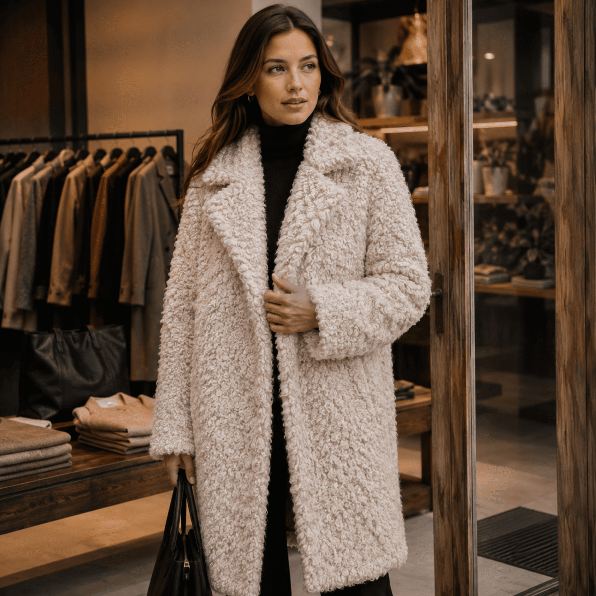 FAUX FUR - BEIGE - Image 2