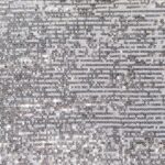 DZIANINA POLIESTROWA Z CEKINAMI - SZAMPAŃSKI - obrazek 2