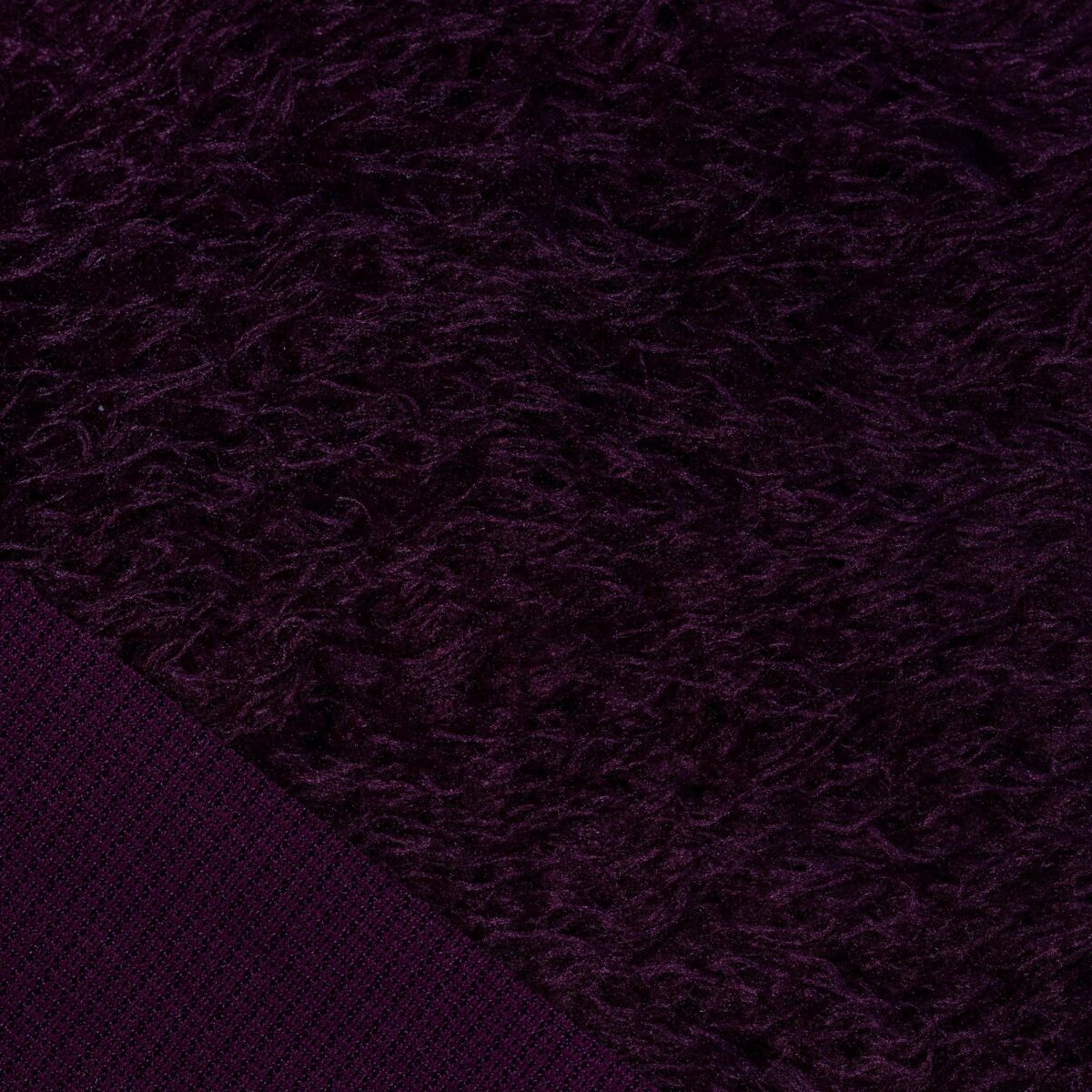 DZIANINA SZTUCZNE FUTRO - BURGUND - obrazek 5