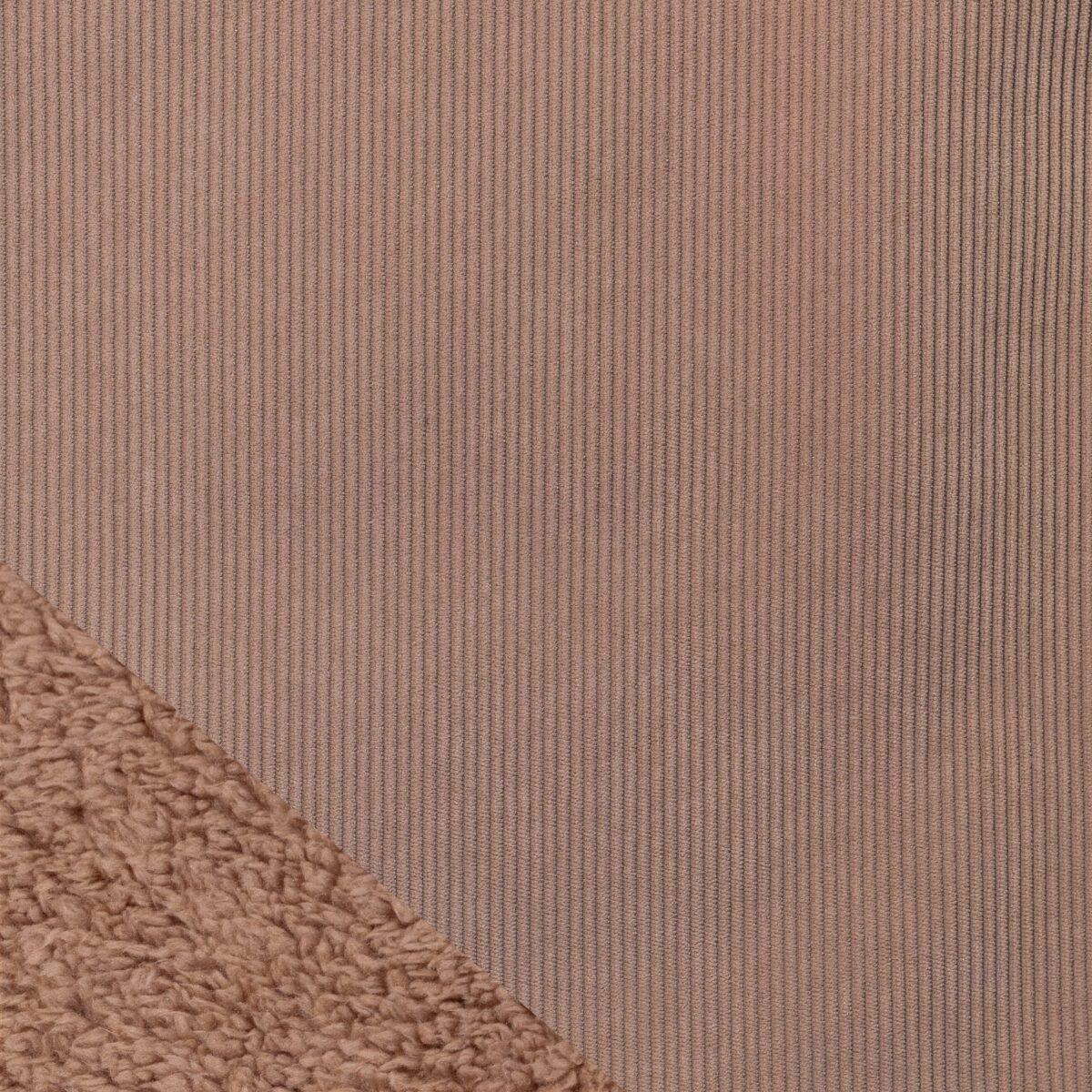 POLYESTER SHERPA CORDUROY - CAMEL - Image 5