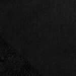 POLYESTER SHERPA CORDUROY - BLACK - Image 5