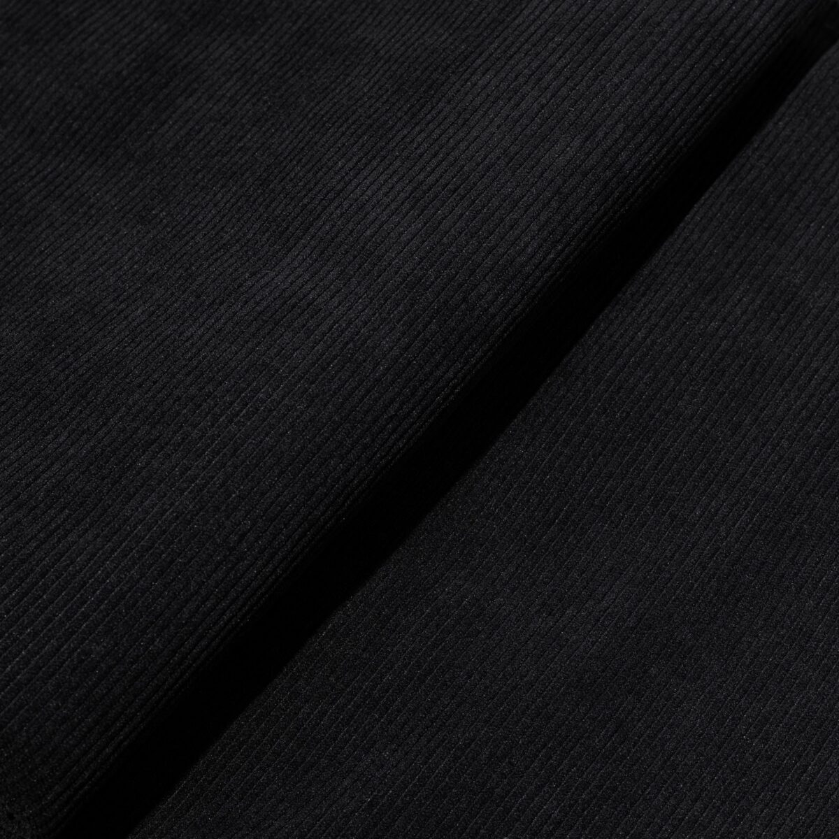 POLYESTER SHERPA CORDUROY - BLACK - Image 4