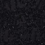 MESH EMBROIDERY WITH SEQUINS - BLACK - Image 2