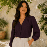 VISCOSE AMELIA - DARK PURPLE - Image 2