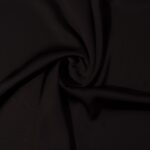 DOUBLE FACED SATIN - DARK BROWN