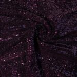 MESH SEQUINS - MAROON