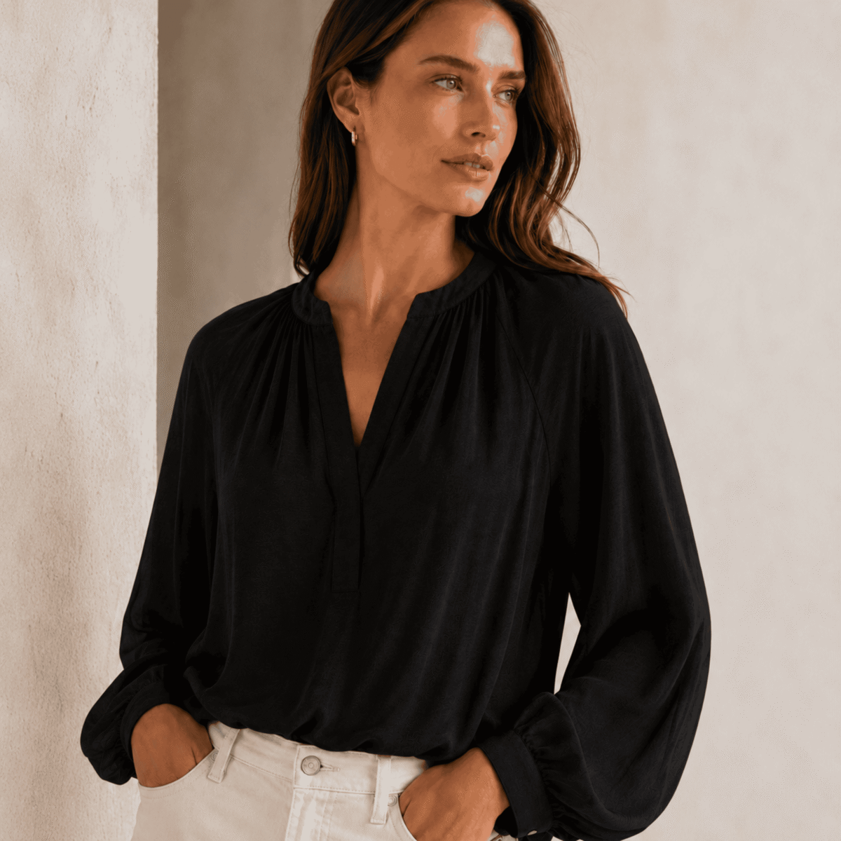 VISCOSE AMARA - BLACK - Image 2