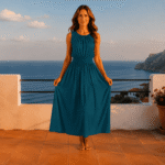 NYLON RAYON SALMA - TEAL - Image 2