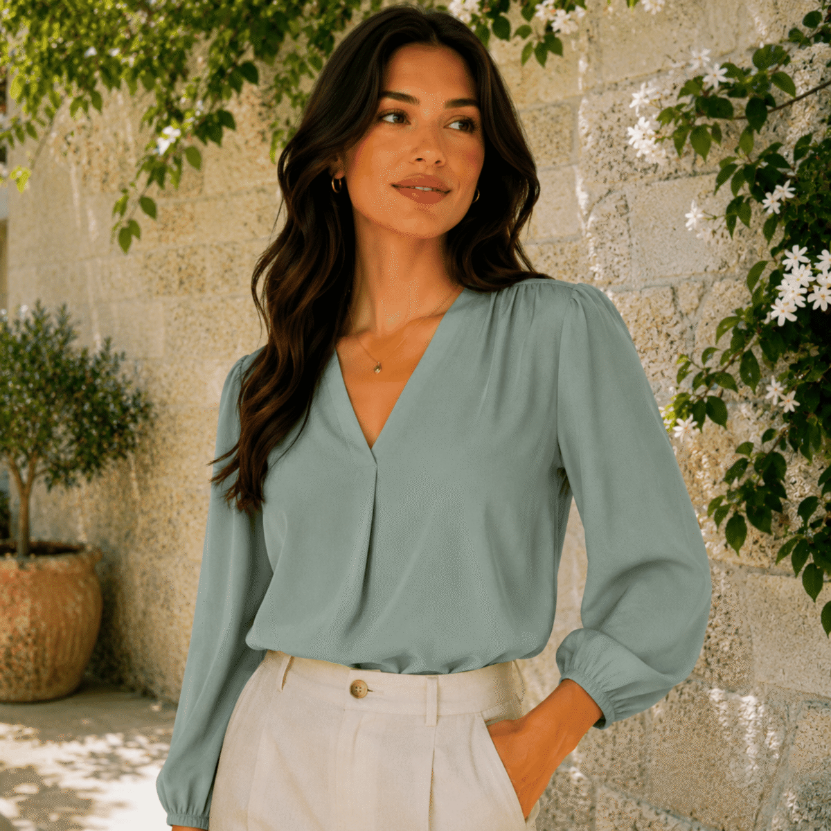 VISCOSE AMELIA - MINT - Image 2