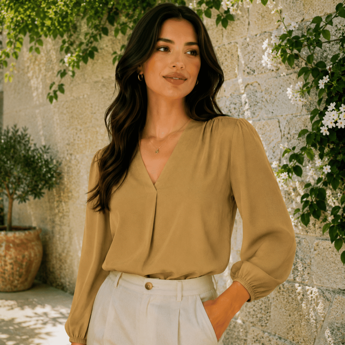 VISCOSE AMELIA - GOLD - Image 2