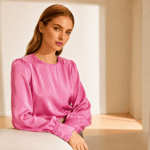 TKANINA POLIESTROWA DOUBLE SATIN - RÓŻANY - obrazek 2