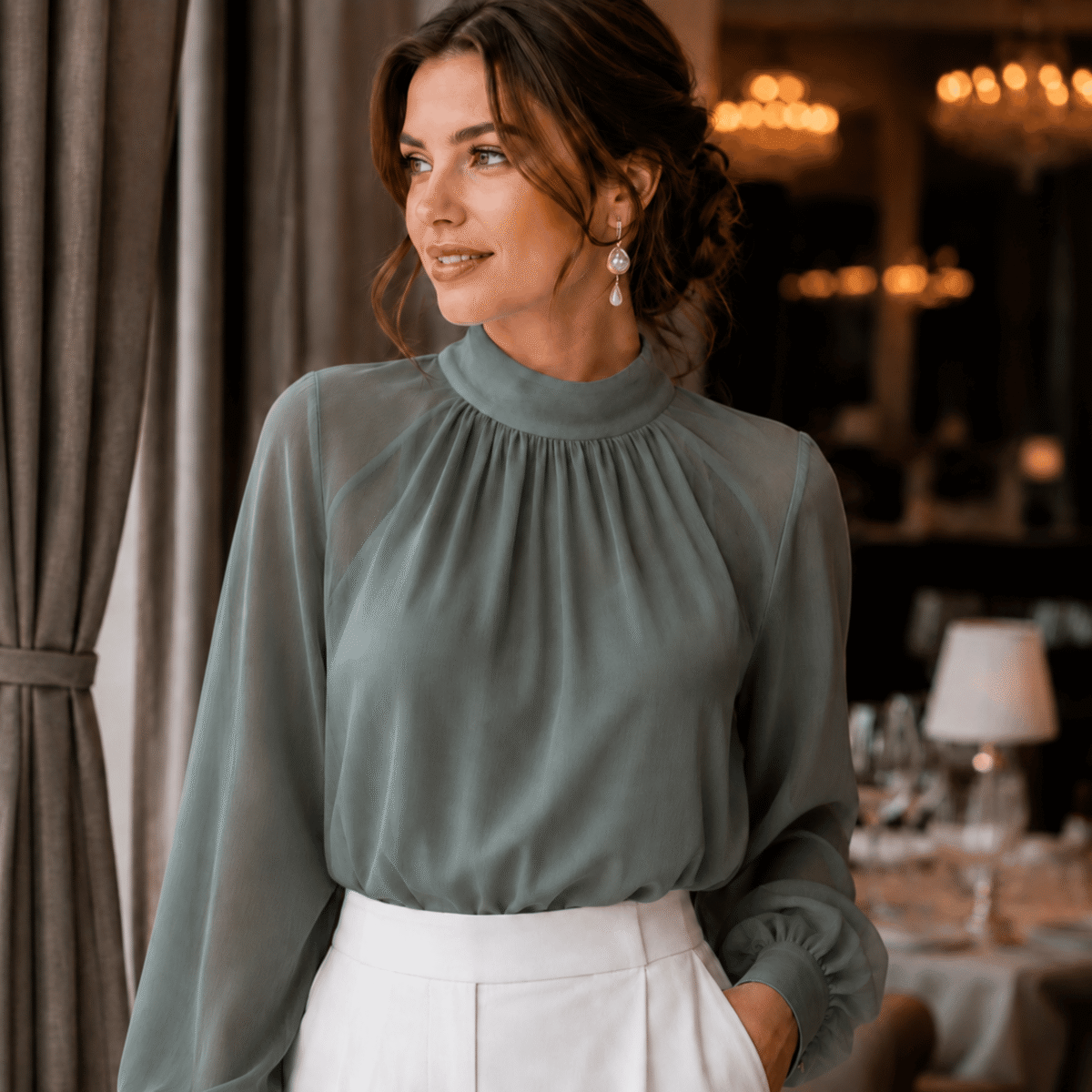 LYOCELL BELLA - KHAKI - Image 2