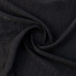 CHIFFON ACETATE - BLACK