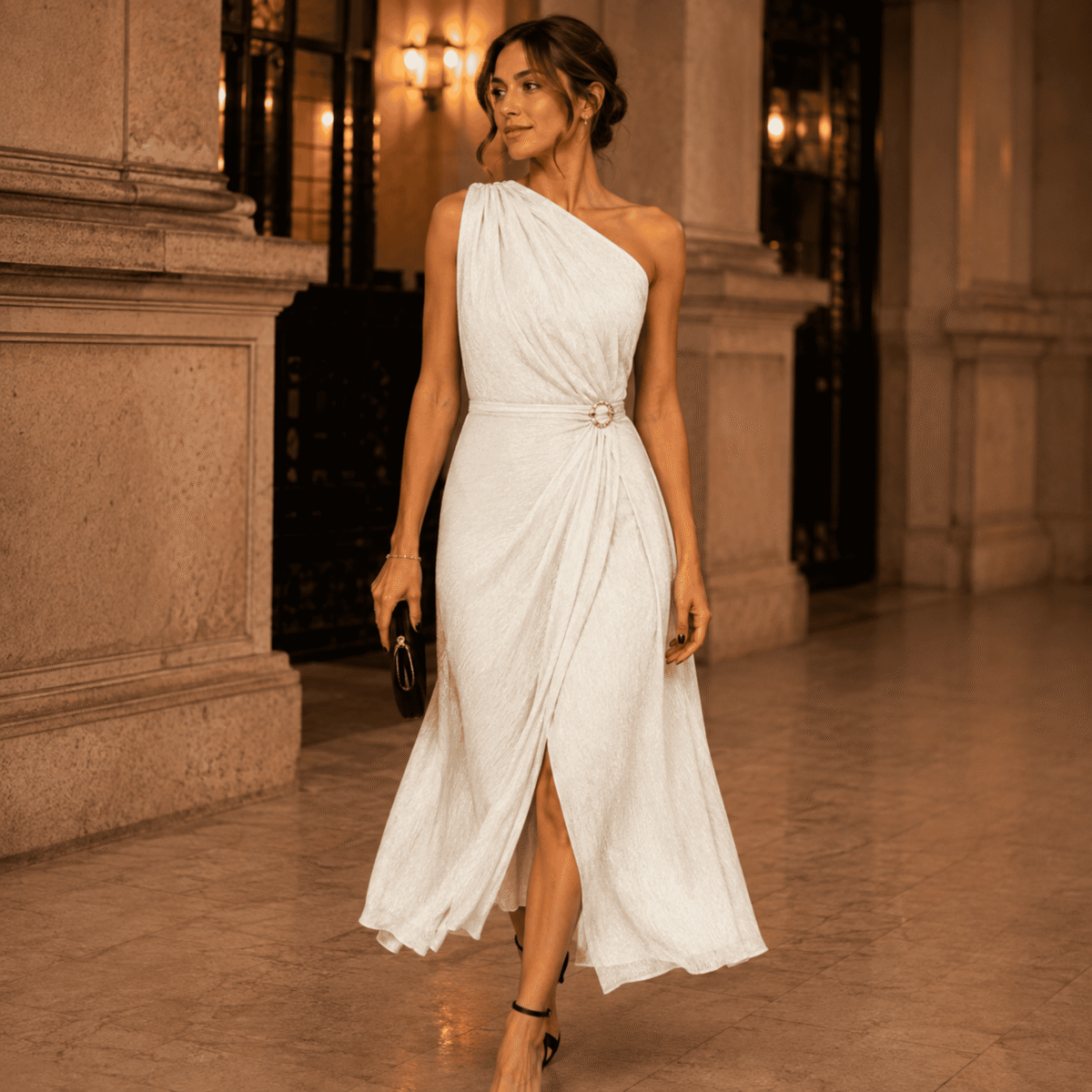 CHIFFON ACETATE - CREAM - Image 2